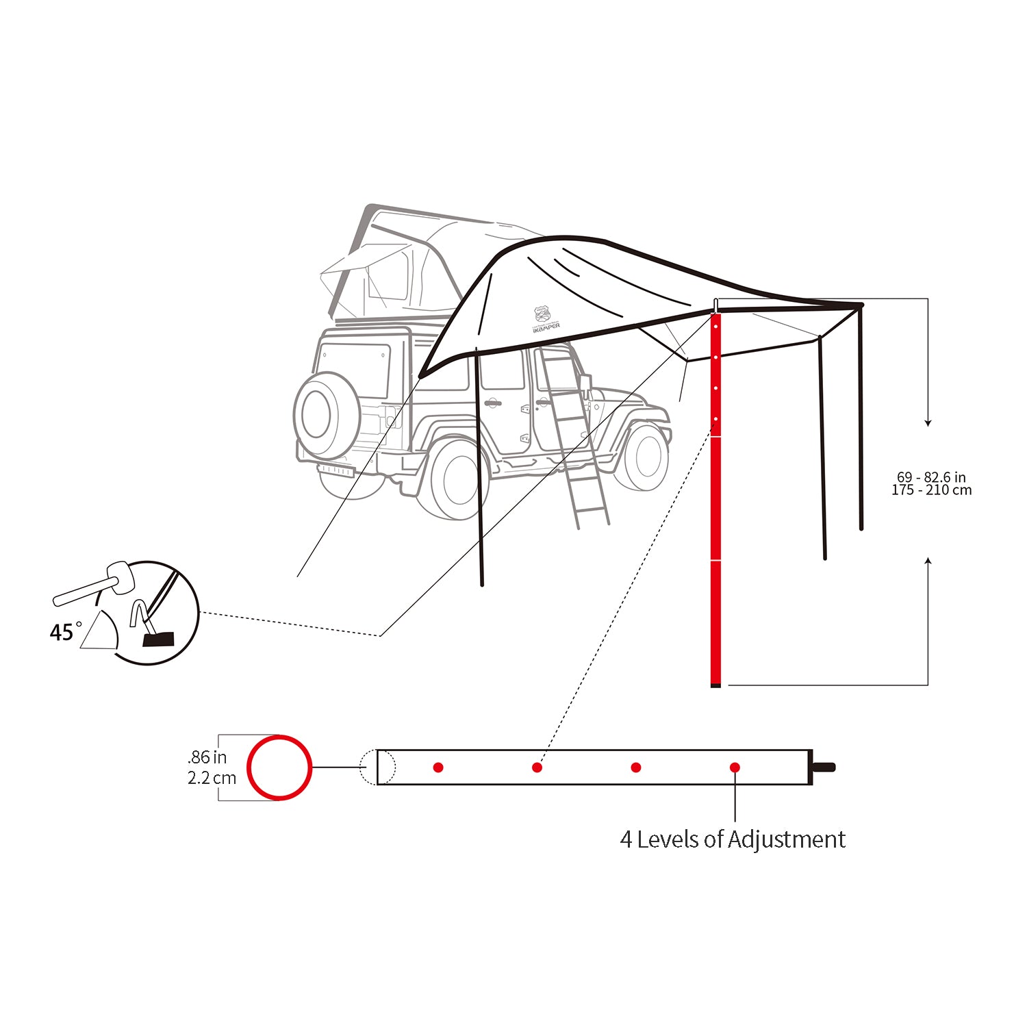 Toldo iKamper Skycamp Mini 2.0 - Imagen 5