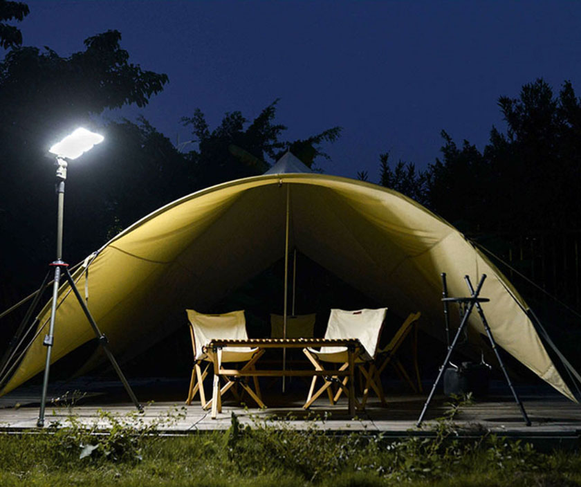 Lámpara solar trípode de camping WildLand Tipo B - Imagen 11