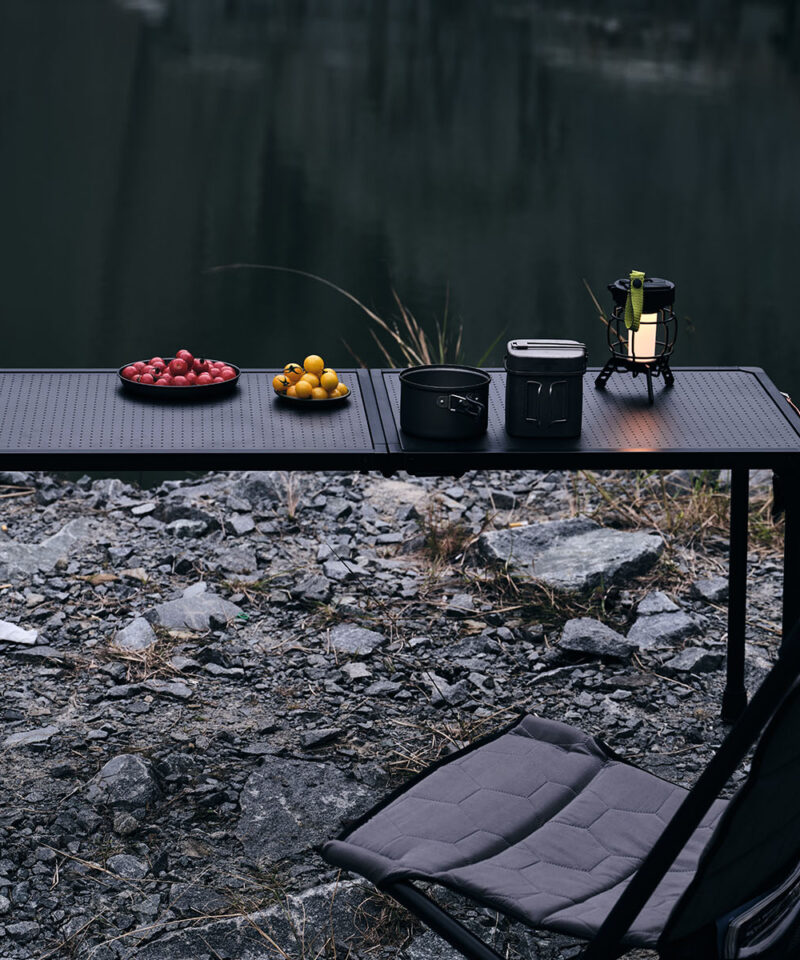 Tavolo pieghevole WildLand "Mountain Series" in nero - immagine 8