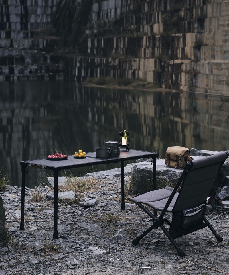 Tavolo pieghevole WildLand "Mountain Series" in nero - immagine 9