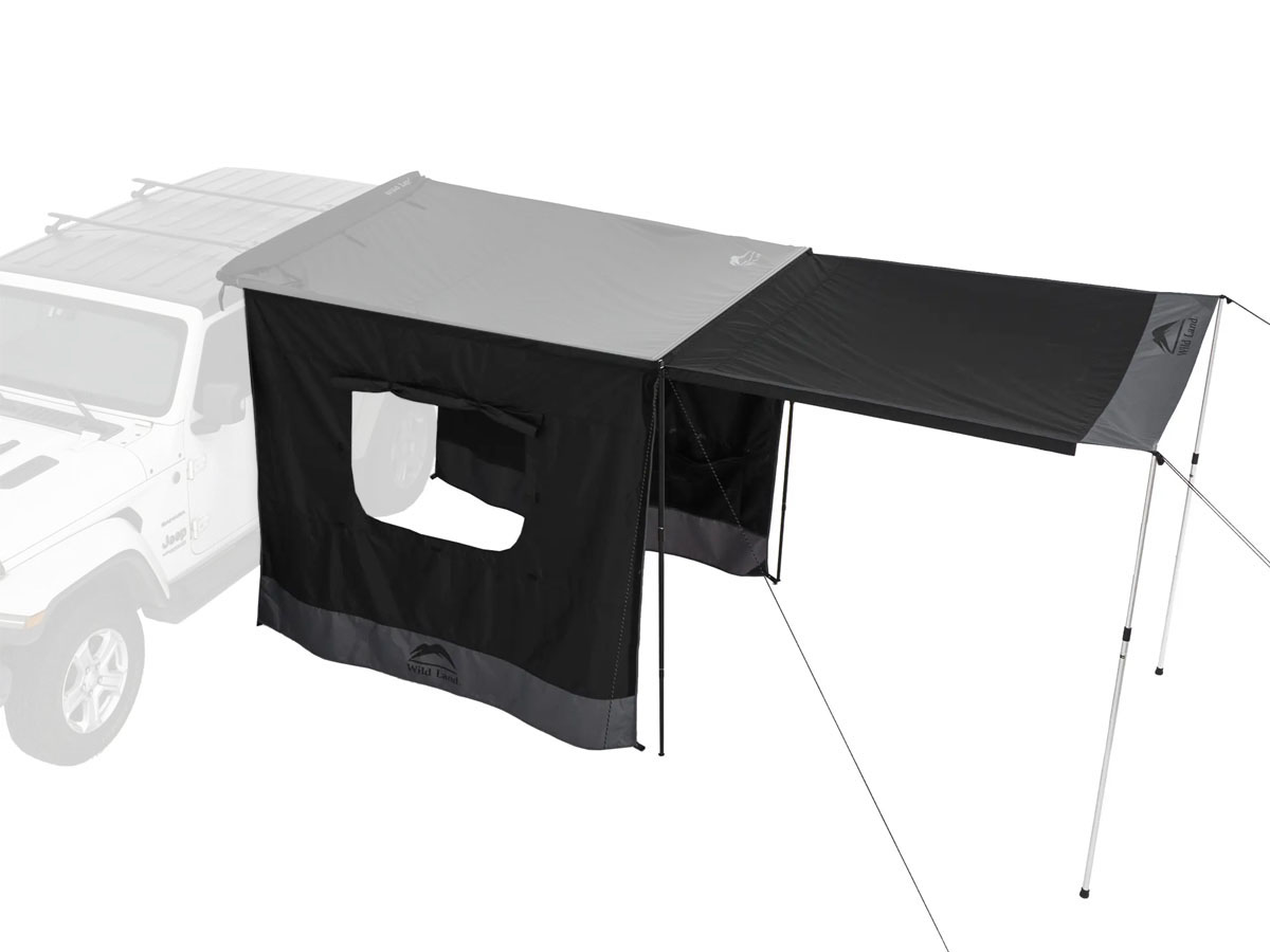 Pannelli laterali di chiusura. Tenda da sole universale ultraleggera. WildLand